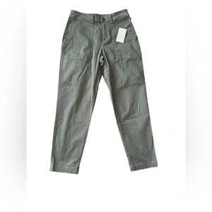 Women's High Rise Slim Regular Fit Full Pants Olive Size 2R a new day Slim Hip